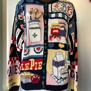 American Eagle outfitters for her sz L button down cardigan  knit granny sweater